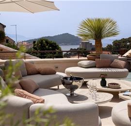 Luxury 7 Bedroom Villa with Heated Pool, Gym, Sauna, Jacuzzi and Sea Views in Dubrovnik, Sleeps 12-14